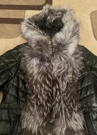 Куртка трансформер,зимнее пальто,парка,длинная жилетка с чернобуркой,кожаная зимняя куртка с капюшоном3 фото