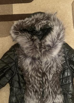 Куртка трансформер,зимнее пальто,парка,длинная жилетка с чернобуркой,кожаная зимняя куртка с капюшоном2 фото