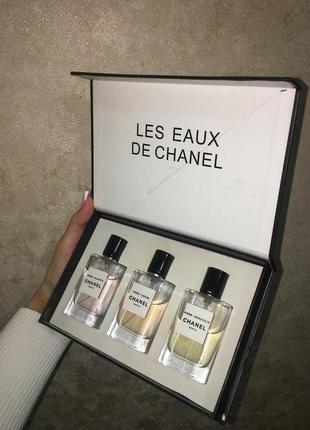 Chanel подарочный набор парфюма 3в1 духи2 фото