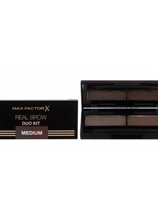 Max factor real brow duo kit
набір для корекції брів 0.2 medium1 фото