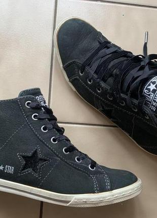 Ботинки converse р37 стелька 23,5см1 фото