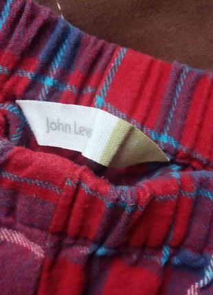 Домашні піжамні штанці john lewis 86 см теплі фланелеві штани дл дому сну піжама н 12-18 міс хлопчик3 фото