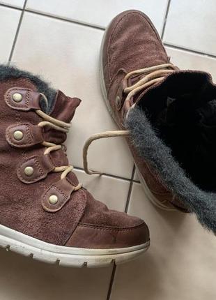 Зимние сапожки sorel р39 стелька 25,5см