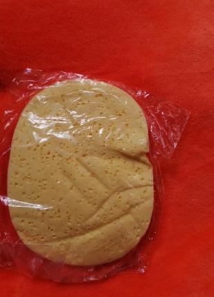 Спонж для очищения лица жёлтая