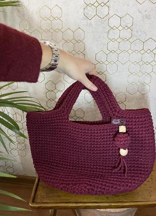 Hand made сумка вʼязана