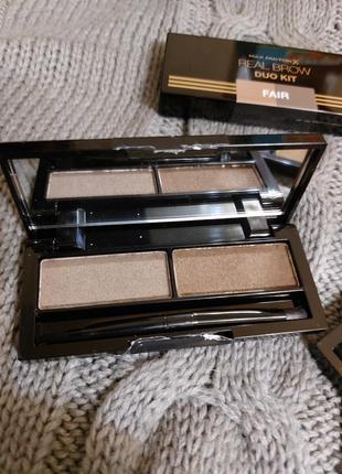 Max factor real brow duo kit набір для корекції брів 001 fair4 фото