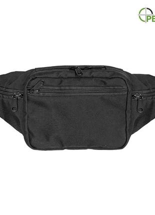 Сумка синтетическая поясная с кобурой a-line a03, черная