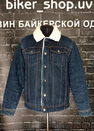 Куртка, куртка джинсова, шерпа, куртка джинсова на хутрі, denim, sherpa, мото куртка, куртка зимова2 фото