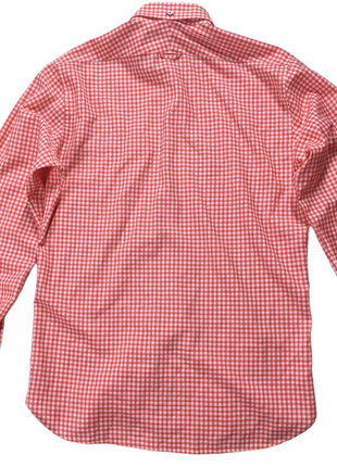 Tm lewin london  шерстяная рубашка в клетку | легкая| дышащая | англия2 фото