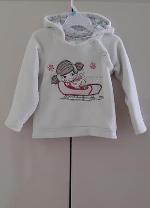 Кофта меховушка baby club c&a 86 розміру.