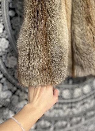 Kara шуба лисиця метрова з карманами без коміра9 фото