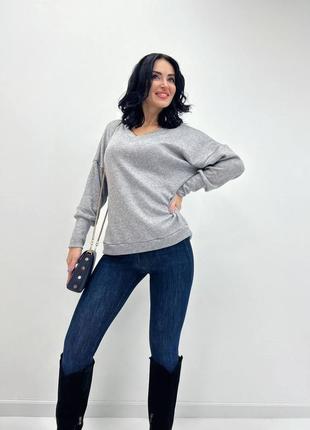 Женский пуловер из ангоры, норма и батал9 фото