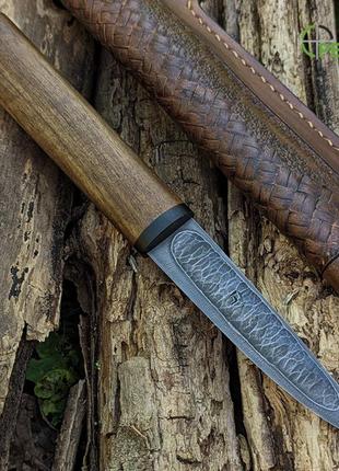 Нож ручной работы якут №152 (сталь еа115м)