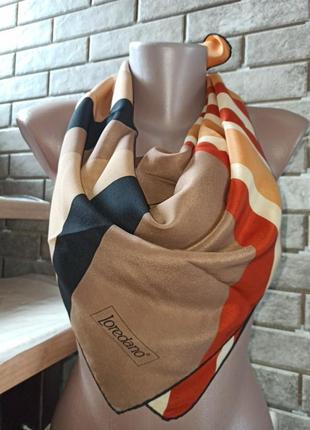 Шелковый винтажный платок loredano