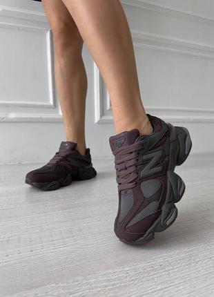 Жіночі кросівки new balance 9060 black violet