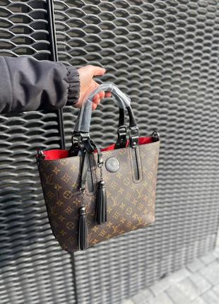 Louis vuitton сумка женская коричневый2 фото