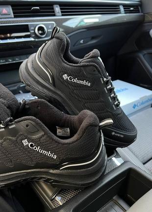 Чоловічі кросівки columbia firecamp || gore-tex fleece termo black white3 фото
