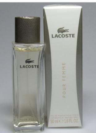 Оригінал lacoste pour femme 50 ml ( лакоста пур фемм ) парфумована вода
