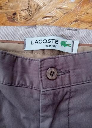 Эластичные джиносовые брюки джинс lacoste2 фото