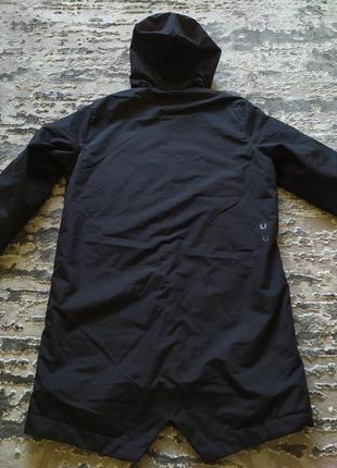 Длинная куртка мужская подростковая черная house brand польща2 фото