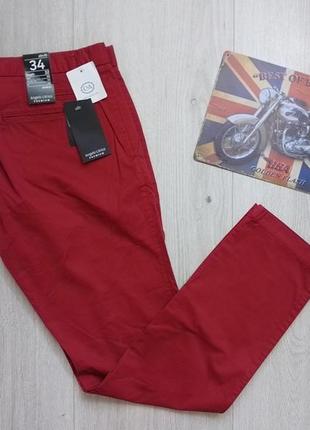 Мужские брюки чинос 33/32, 34/32 slim
