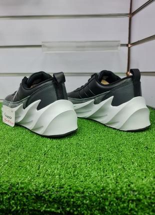 Мужские черные кроссовки adidas sharks кожа 41-46 размер f338572 фото