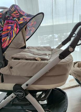 Каляска с рождения peg- perego 3в 1 с рождения