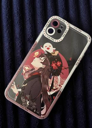 Чохол iphone 11 з принтом genshin impact (ху тао, hu tao)