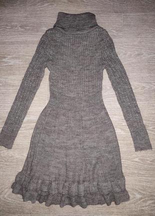 Платье теплое вязаное р.s/m3 фото