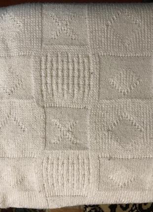 Дитяче біле простирадло ковдра пледик