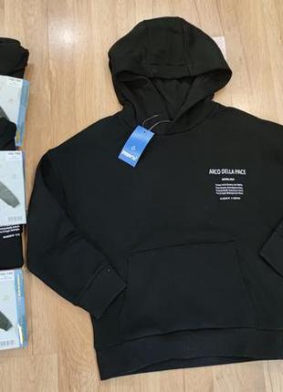 Теплий дитячий худі pepperts, 134/140, 146/152, 158/164, чорний