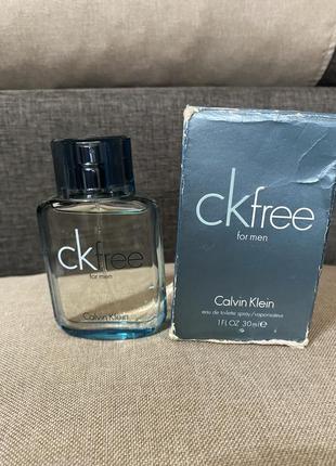 Calvin klein ck free туалетна вода 30 мл, оригінал1 фото