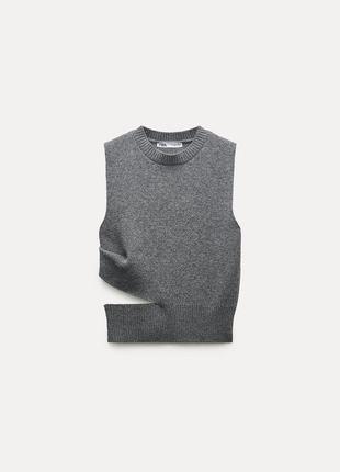 Black friday zara трикотажний светр жіночий6 фото