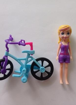 Велосипед куклы полли покет polly pocket оригинал маттел mattel.3 фото