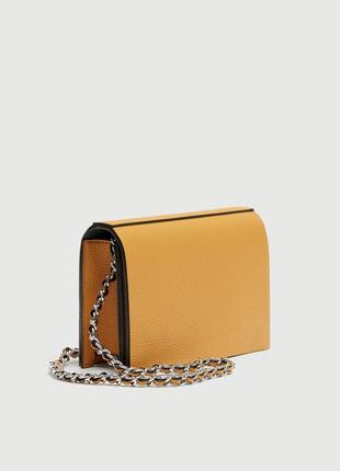 Сумочка через плечо pull & bear женская сумка маленькая желтая