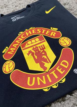 Футболка футбольна з лого manchester united від nike7 фото