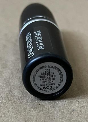 Mac cremesheen lipstick помада для губ  crème in your coffee 2057 фото