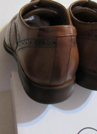 Туфли оксфорд steve madden langdon oxford cognac leather  оригинал 43.5eur3 фото