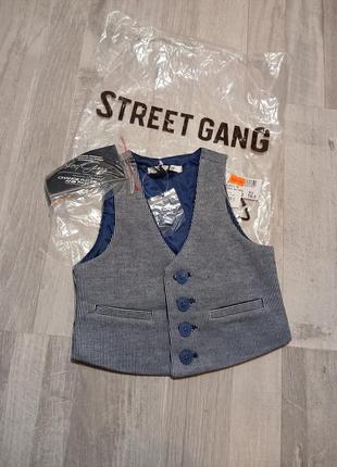 Жилет на хлопчика  9 місяців , бренду street gang, новий.7 фото