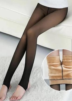 Лосины на меху капроновые на меху лосины новые капроновые термо лосины