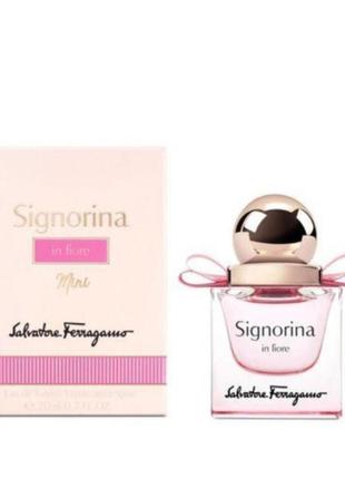 Оригінал salvatore ferragamo signorina in fiore 20 ml ( сальватор феррагамо сигнорина ін фіорі ) туалетна вода1 фото