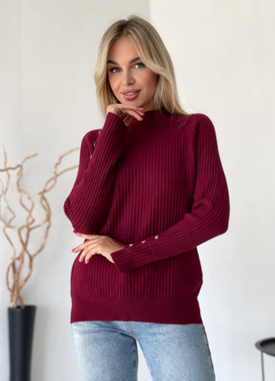 Тепла кашемірова водолазка светр із розрізами подовжена 9 кольорів5 фото