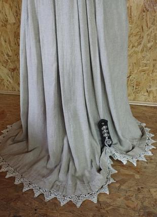 Лляне баварське плаття динддаль октоберфест баварський сарафан етно4 фото