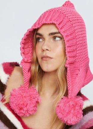 Nasty gal тепла в'язана шапка коси, велика в'язка