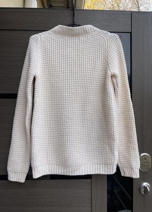 Белый свитер massimo dutti, m8 фото