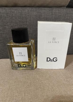 D&g anthology la force 11 туалетна вода 50 мл, оригінал