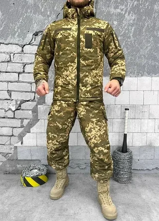 Тактический зимний костюм горка пиксель gen2 lux , армейский зимний костюм горка пиксель штаны на по