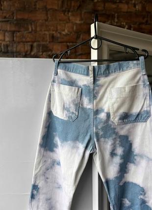 Jaded london men’s tie-dye denim jeans blue/white skate fit джинси4 фото