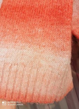 Свободный свитер джемперс эффектом омбре5 фото