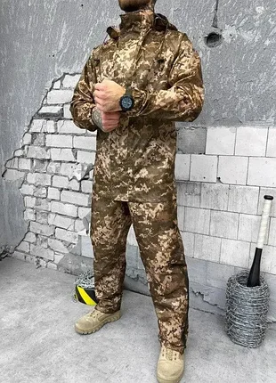 Маскувальний костюм дощовик піксель , дощовий костюм піксель універсальний дощовик костюм від дощу